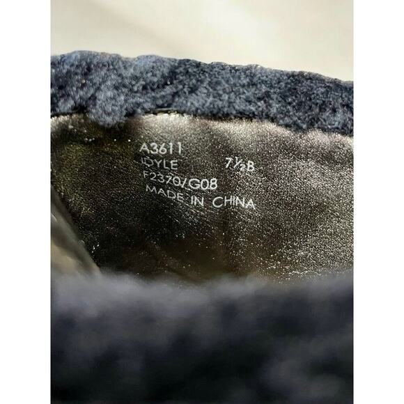 Coach A3611 Idyle Suede & Shearling Mules Size 7.5M - Picture 6 of 7